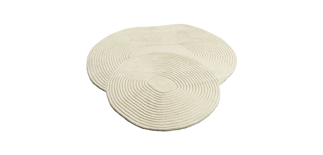Bolia Covor Decorativ Zen Shaped Creme 140×145×1,5 cm 1