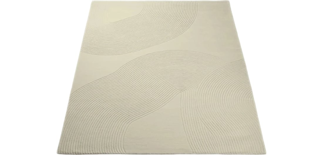 Bolia Covor Zen Shaped - Pătrat Crem 250×250×1,5 cm 1