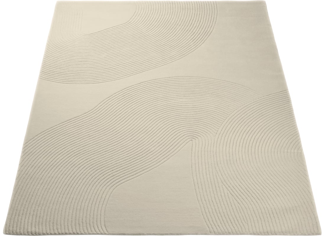 Bolia Covor Zen Shaped - Dreptunghiular Crem 200×300×1,5 cm 2