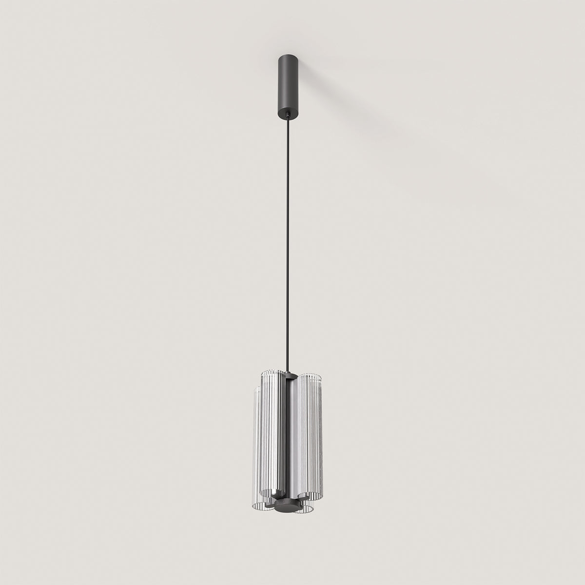 Aromas del Campo lustra suspendata Ryst mic | Aluminiu si acril striat | Auriu vechi