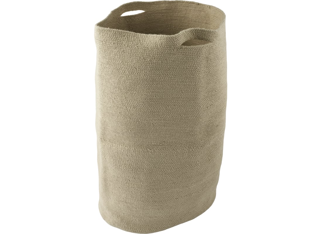 Bolia Coș de Rufe Ribbed 46×30×H68 cm | Poliester Post-consum Reciclat
