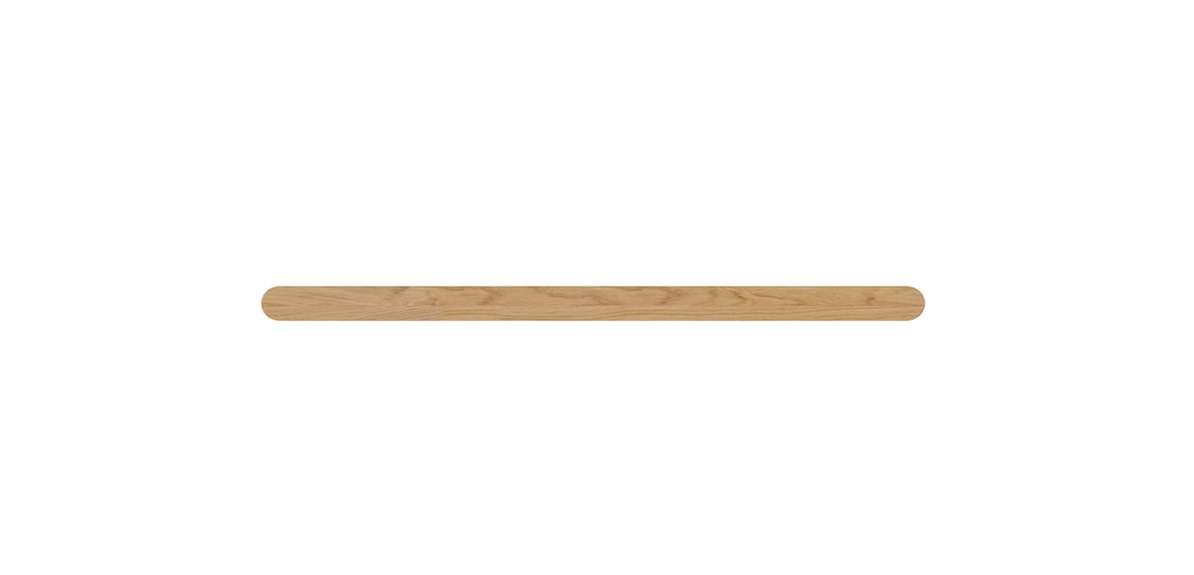 Bolia Cuier Perete Nob 107 cm Stejar Ulei, Masiv 1