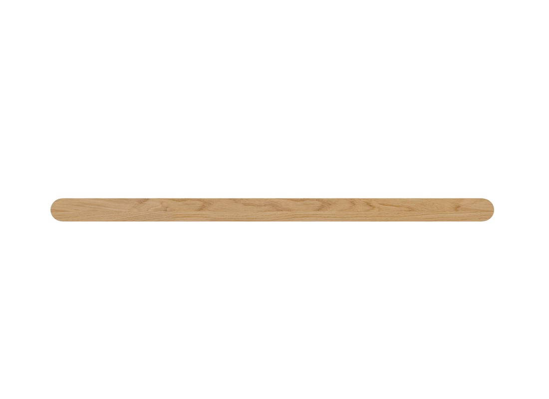 Bolia Cuier Perete Nob 107 cm Stejar Ulei, Masiv 2