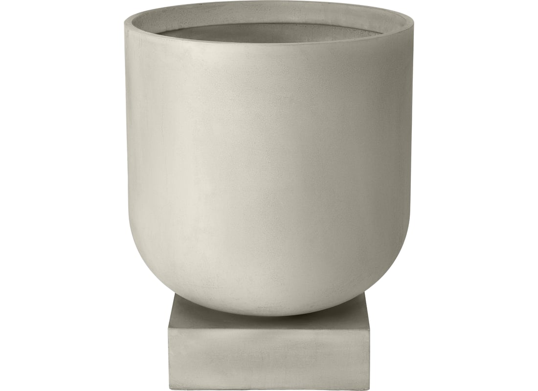 Bolia Ghiveci Podium Ø55×H67,5 cm Fibrociment Gri 2