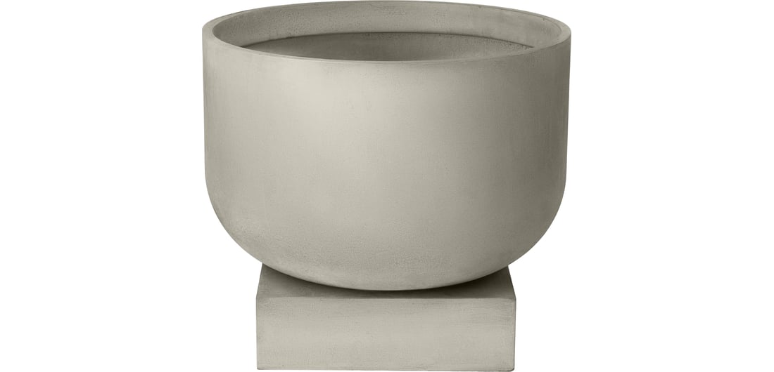 Bolia Ghiveci Podium Ø60×H52,5 cm Fibrociment Gri 1