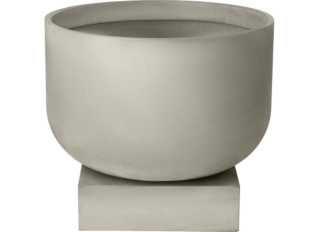 Bolia Ghiveci Podium Ø60×H52,5 cm Fibrociment Gri 2