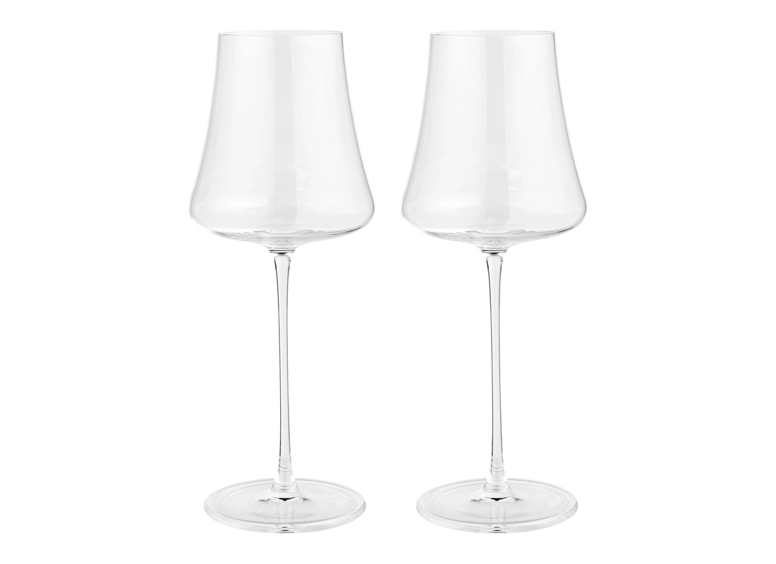 Bolia Pahare Vin Alb Silhouette - Set 2 Cristal Transparent Lățime 9,20 cm Înălțime 24 cm 2