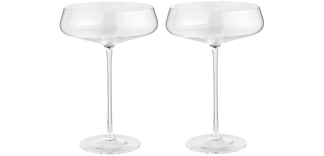 Bolia Pahare Cocktail Silhouette - Set 2 Cristal Transparent Lățime 12,50 cm Înălțime 18 cm 1