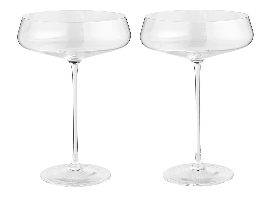 Bolia Pahare Cocktail Silhouette - Set 2 Cristal Transparent Lățime 12,50 cm Înălțime 18 cm 2