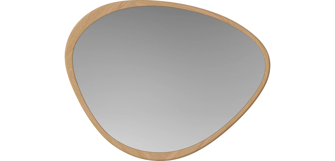 Bolia Oglindă Elope 73,5×57,5 cm Stejar Uluit, Masiv 1