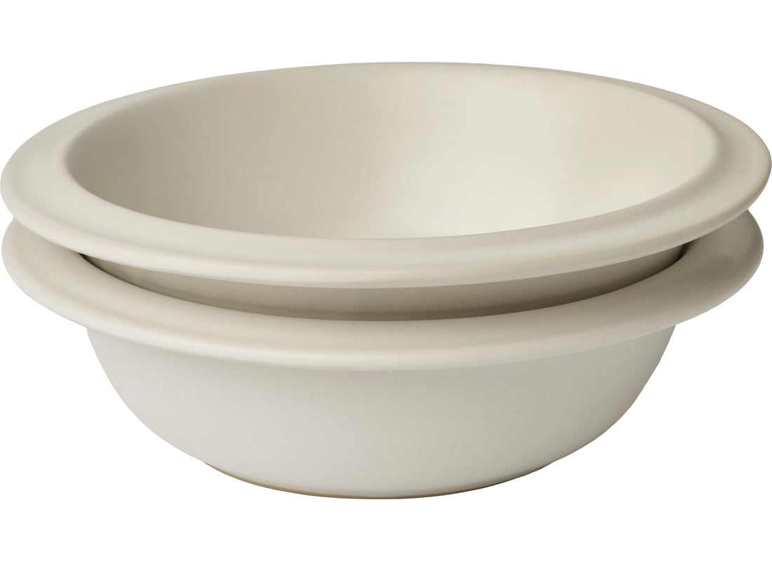 Bolia Set 2 Boluri Edge Ceramică Ecru 2