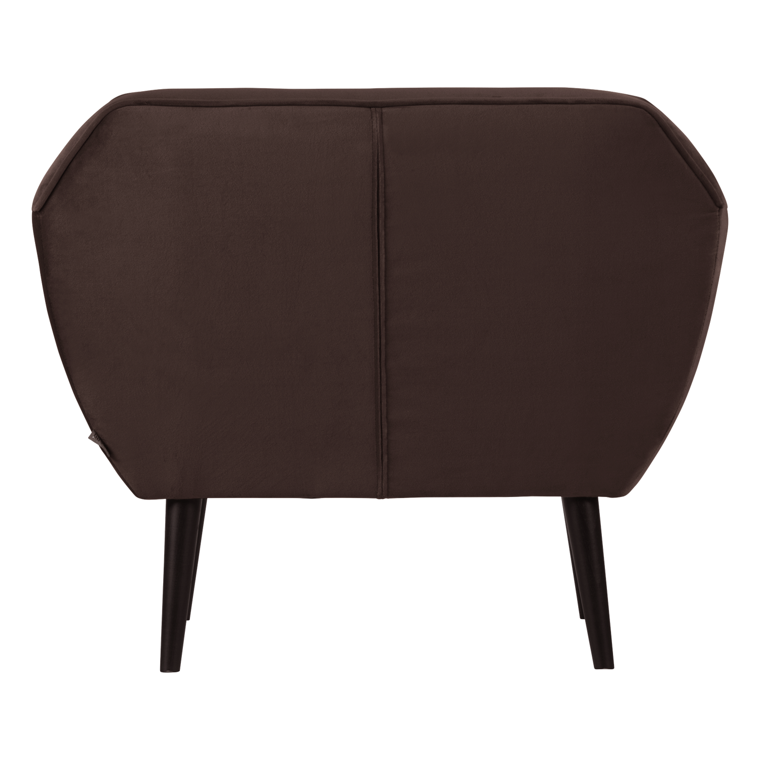 WOOOD fotoliu ROCCO ARMCHAIR VELVET DARK | 100% Pes | Maro inchis | 75x92x81 cm