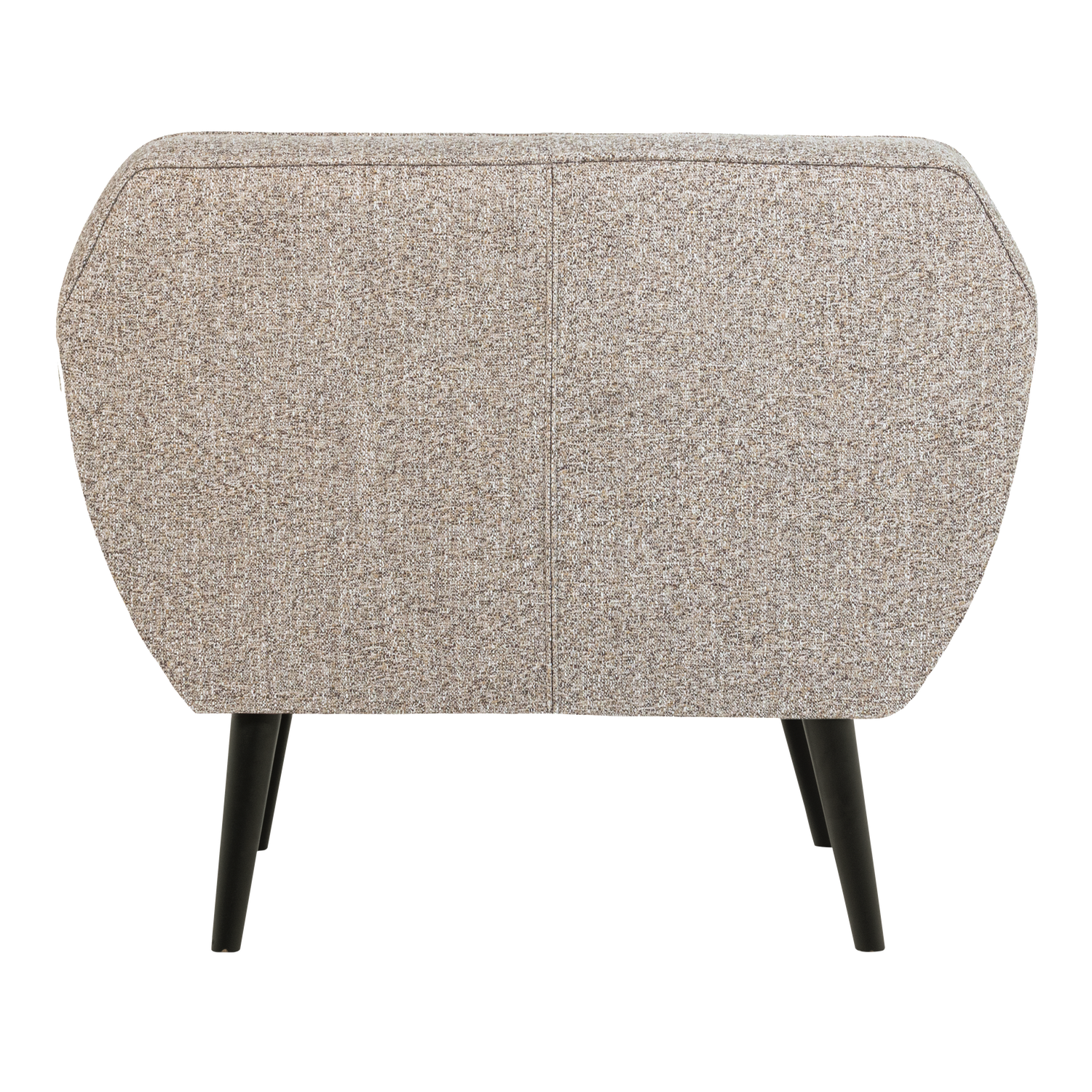 WOOOD fotoliu ROCCO ARMCHAIR WOVEN FABRIC | 94% Pes / 6% Ny | Maro | 75x92x81 cm