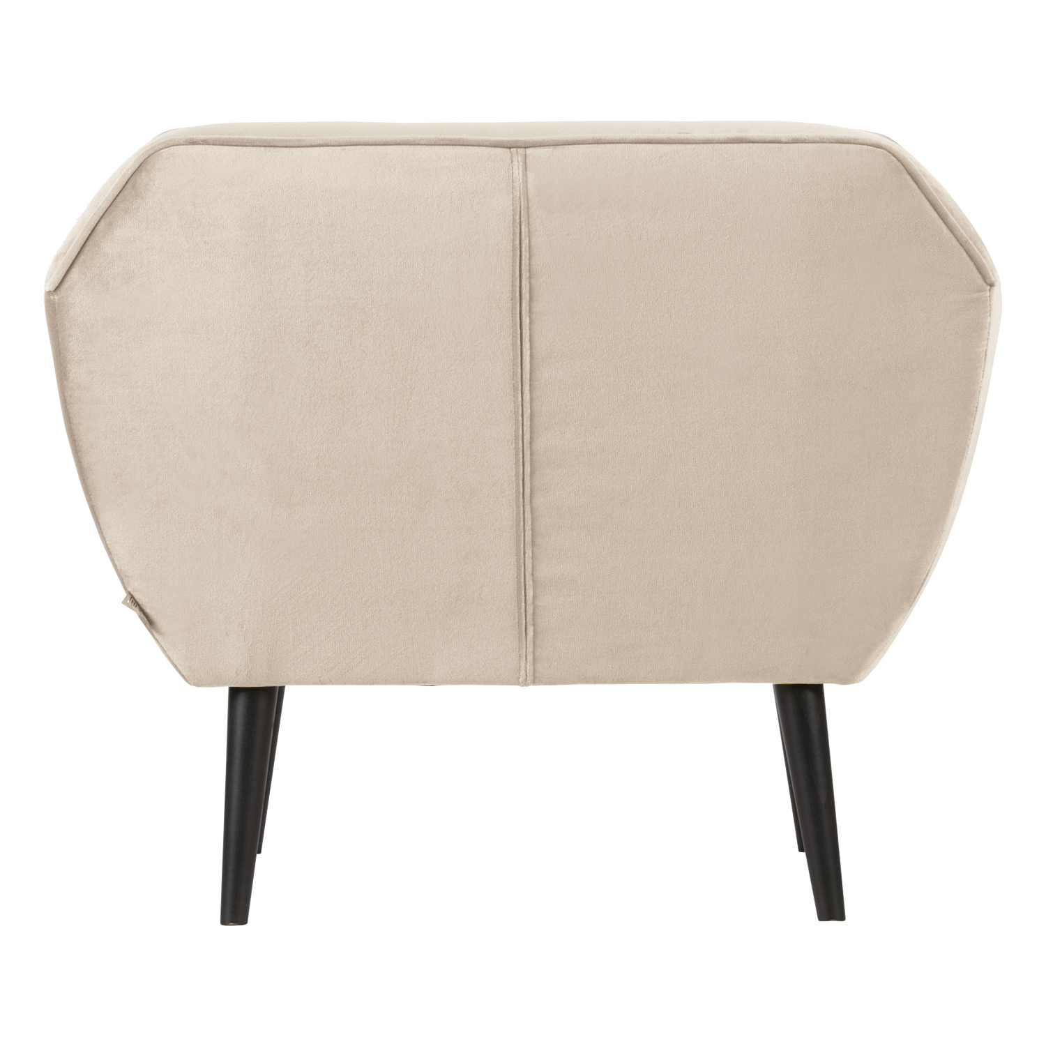 WOOOD fotoliu ROCCO ARMCHAIR VELVET OFF | 100% Pes | Alb murdar | 75x92x81 cm
