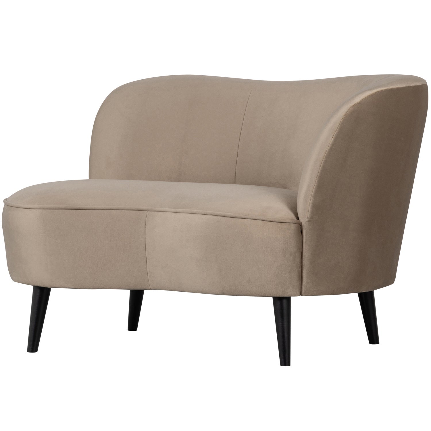 WOOOD fotoliu SARA | poliester | Khaki | 71x112x81 cm