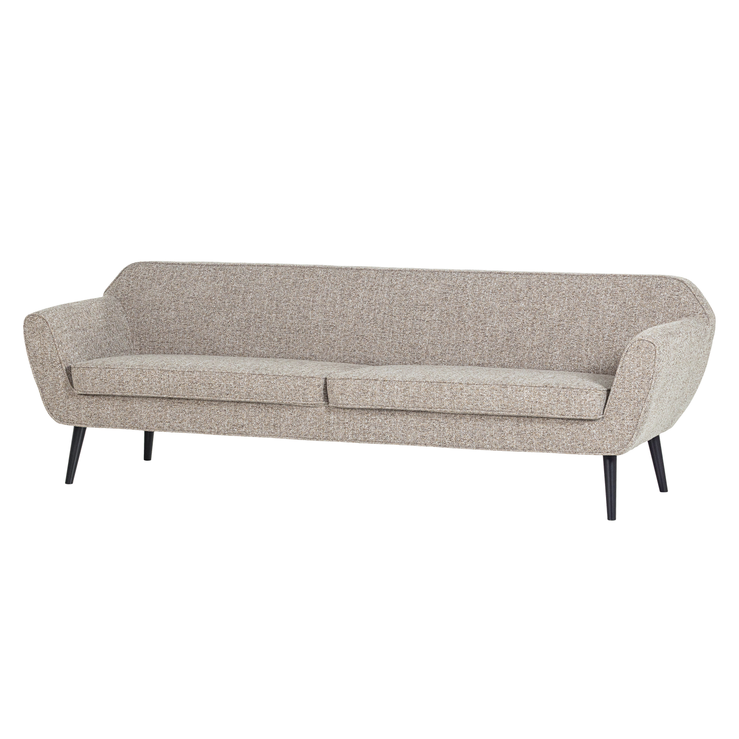 WOOOD canapea 4 locuri ROCCO XL | 94% Pes / 6% Ny | Maro | 75x230x82 cm