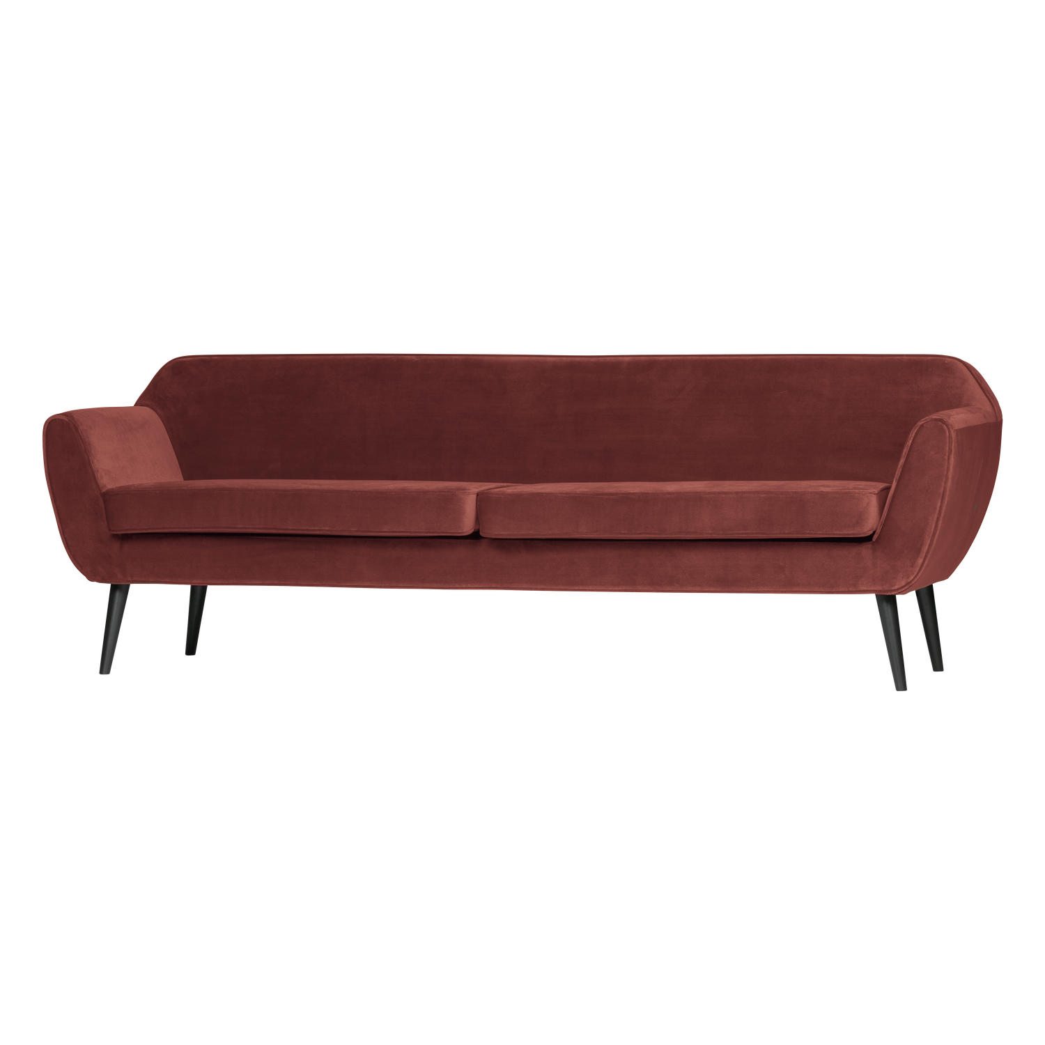 WOOOD canapea 4 locuri ROCCO XL | 100% Pes | Burgund | 75x230x82 cm