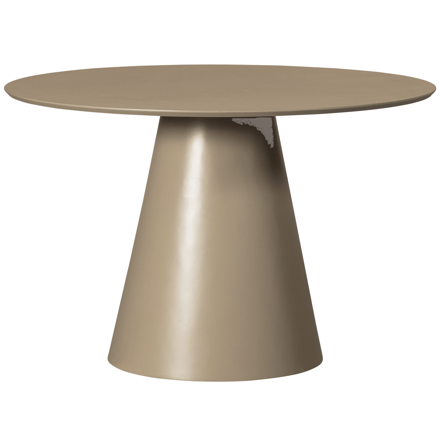 JORRE DINING TABLE MDF MILITARY BROWN Ø120CM