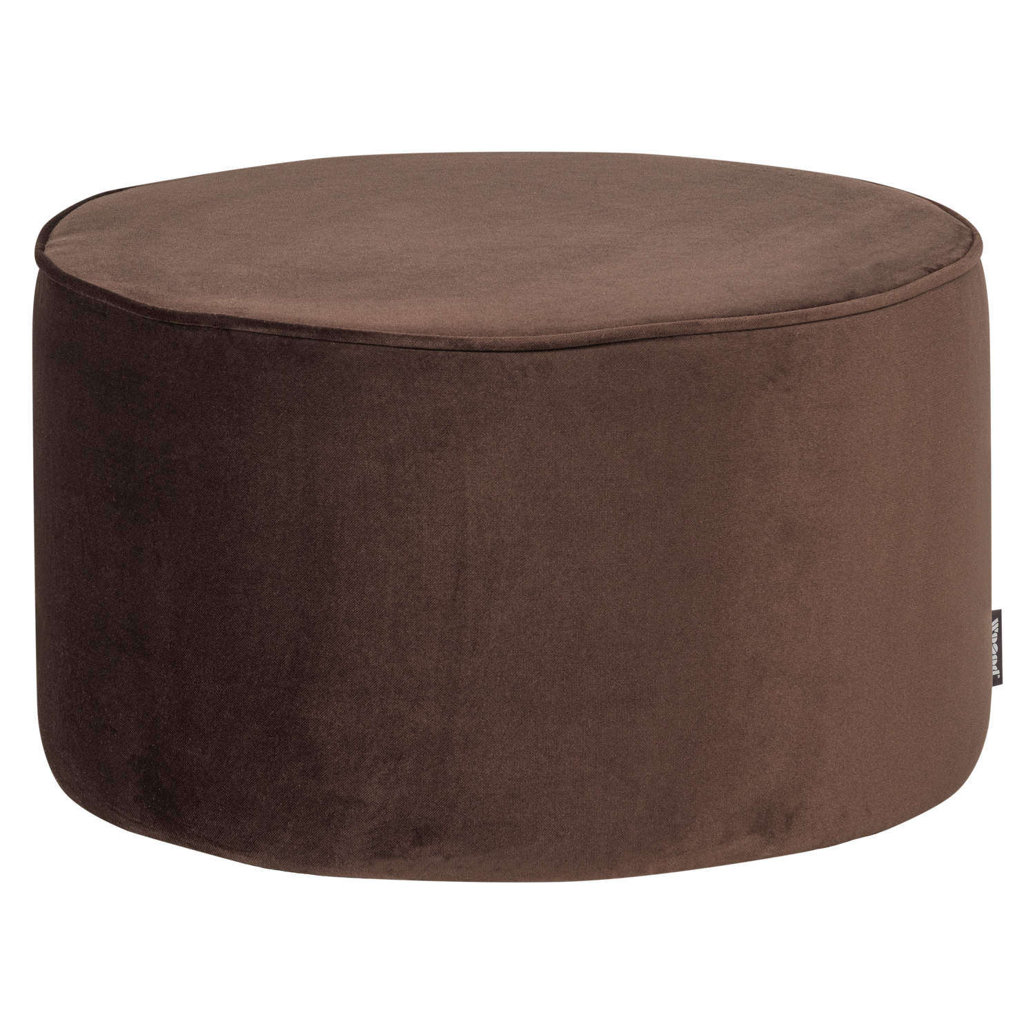 WOOOD puf SARA | 100% Pes | Maro inchis | 36x60x60 cm