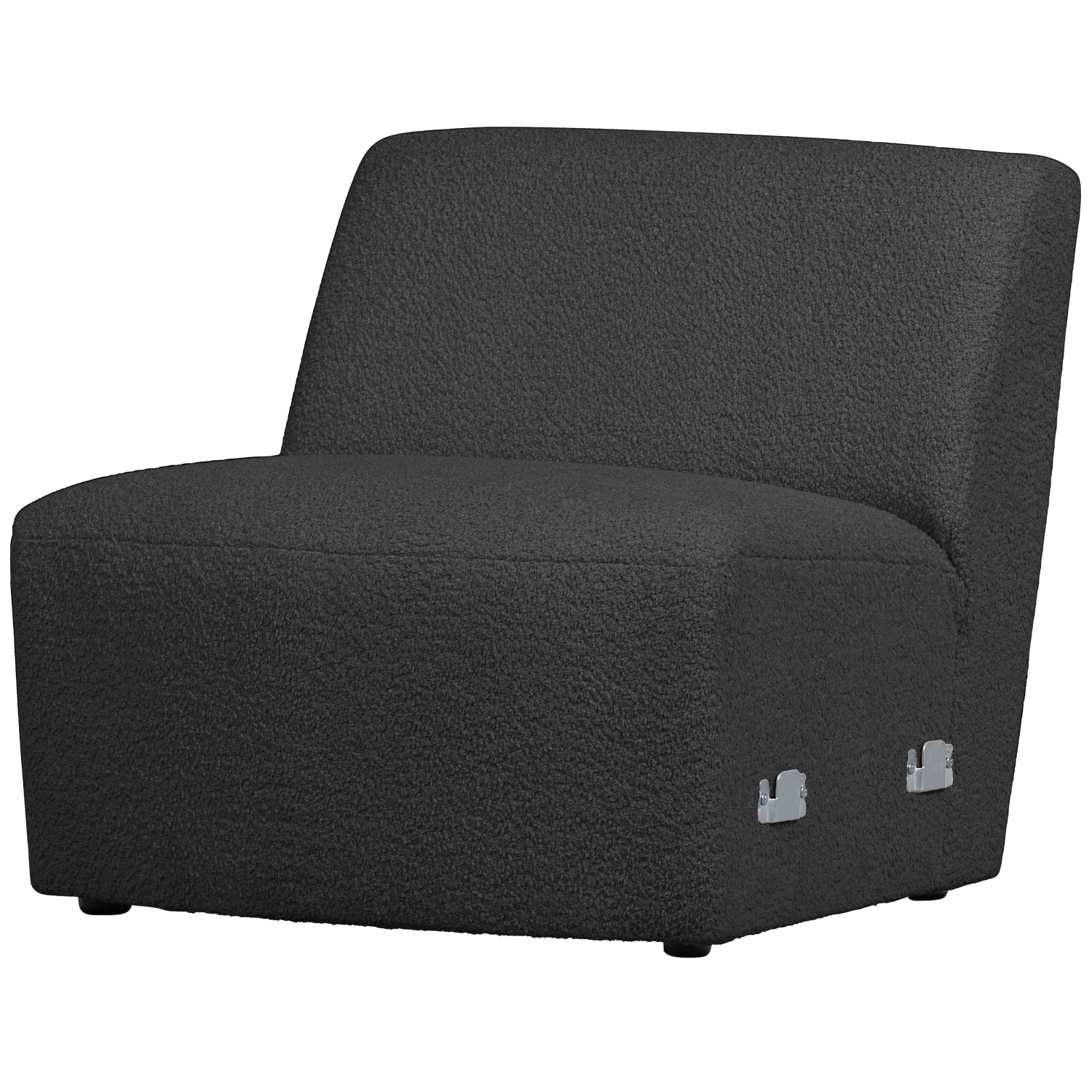 WOOOD canapea modulara COCO 1-SEATER | poliester | Gri | 70x73x72 cm