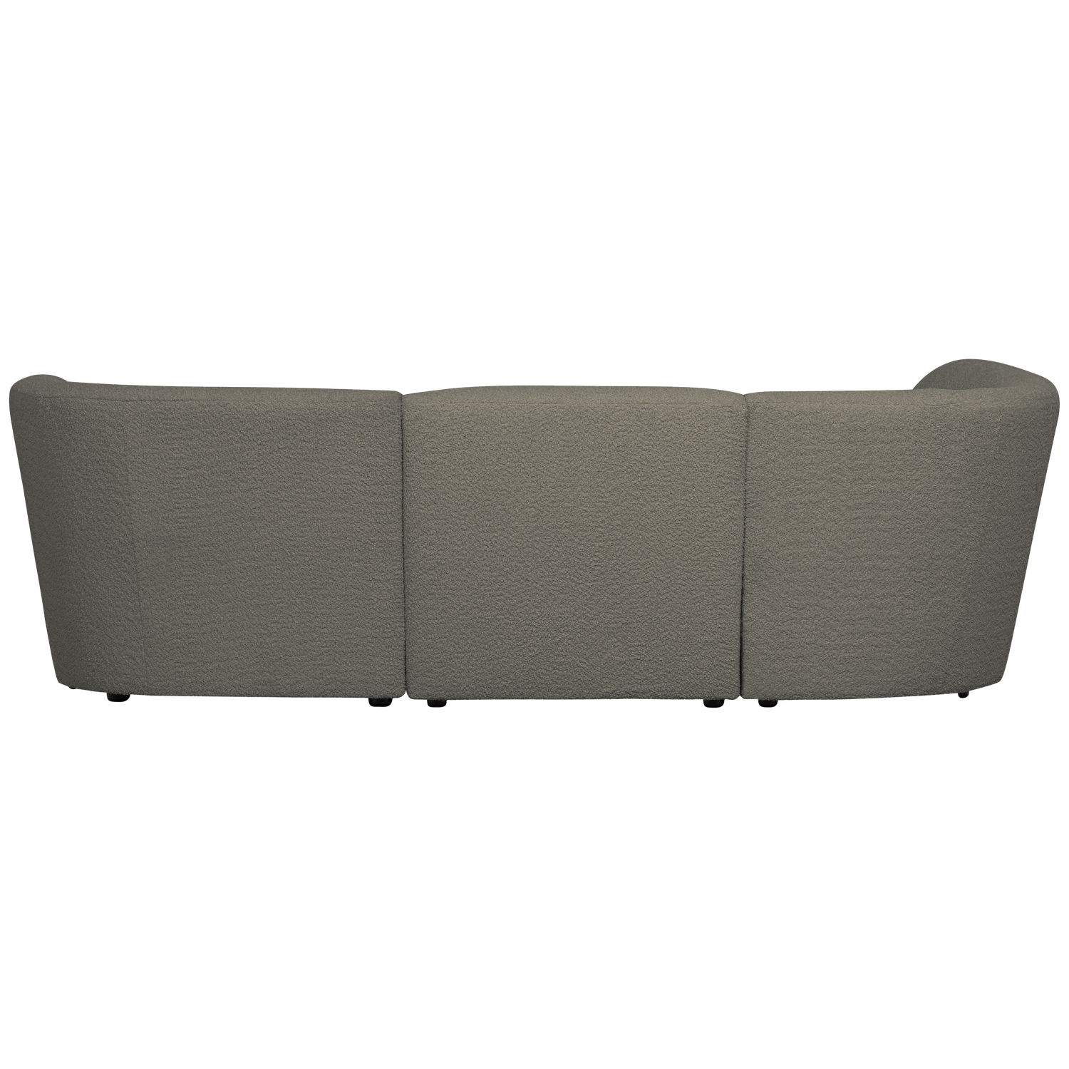 WOOOD canapea 3 locuri COCO | 100% Pes | Verde | 70x230x138 cm