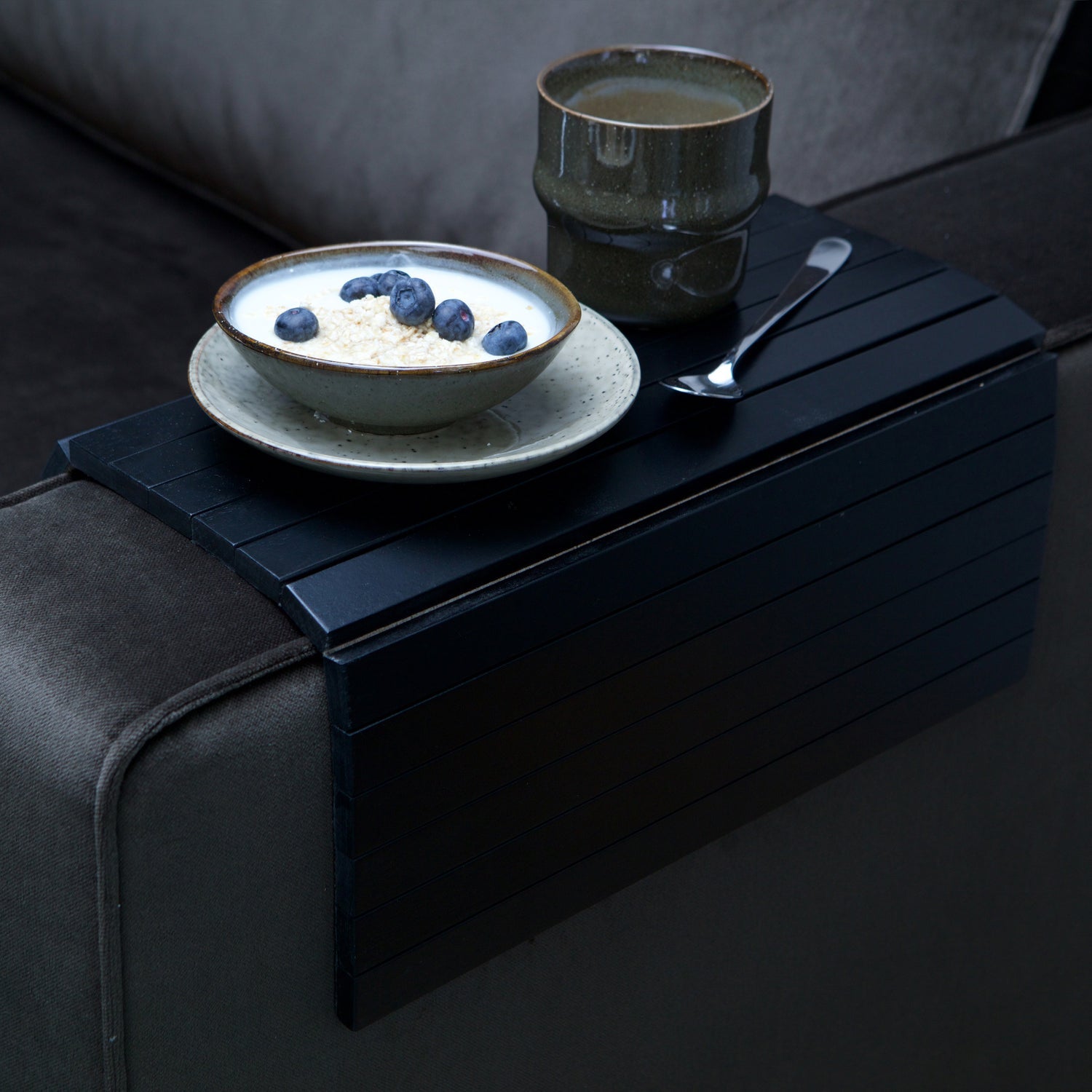 WOOOD tava ARMREST XL FLEXIBLE | Other | Negru | 36x45x1 cm