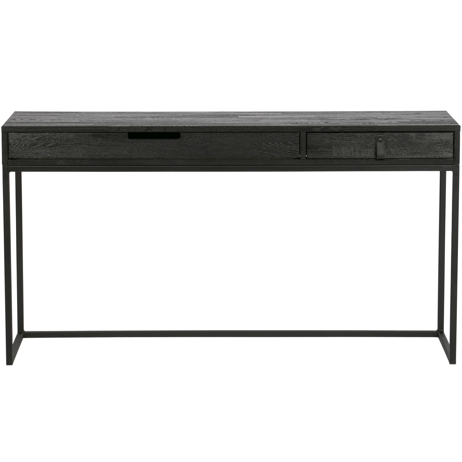 WOOOD birou SILAS | Ash | Negru | 75x140x44 cm