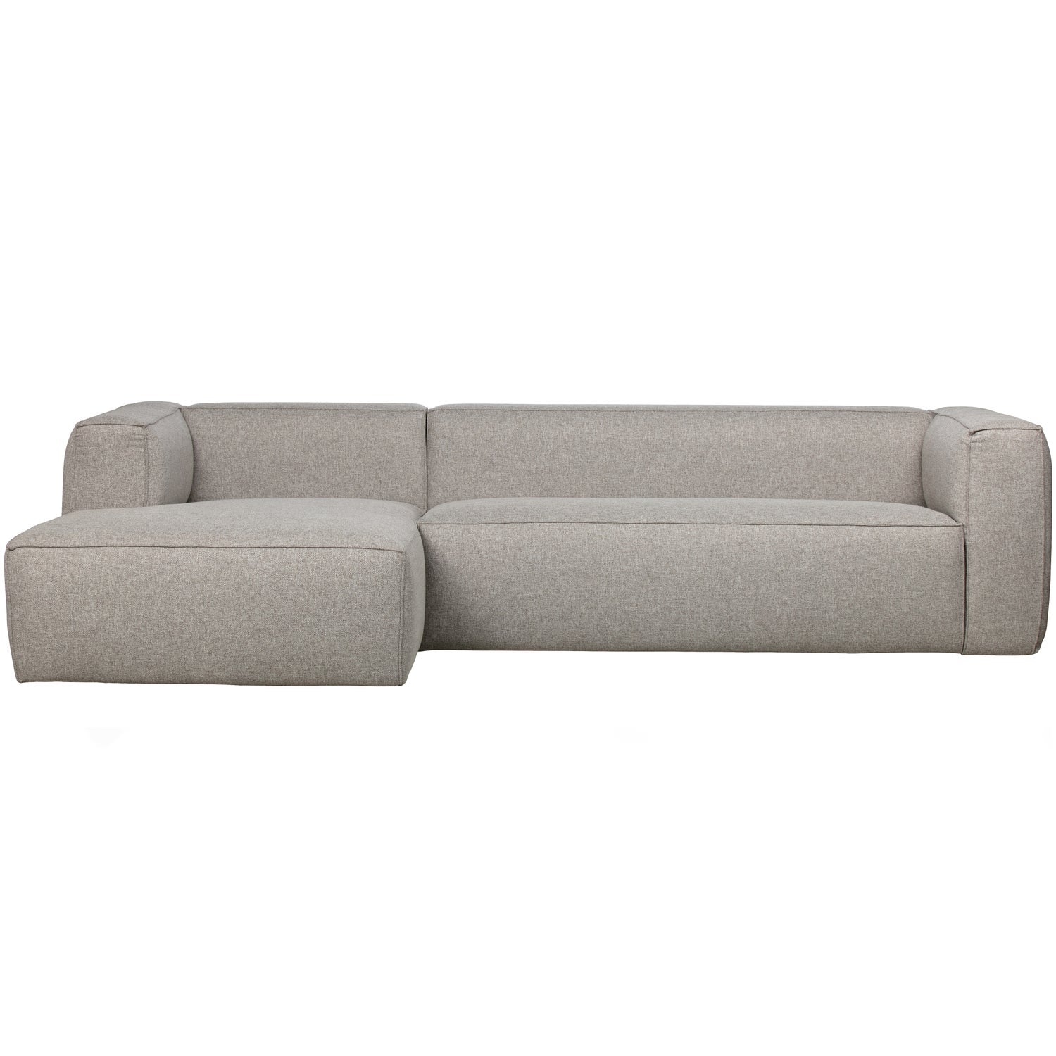 WOOOD canapea colt BEAN | 85% Pes / 15% Cot | Gri | 73x305x175 cm