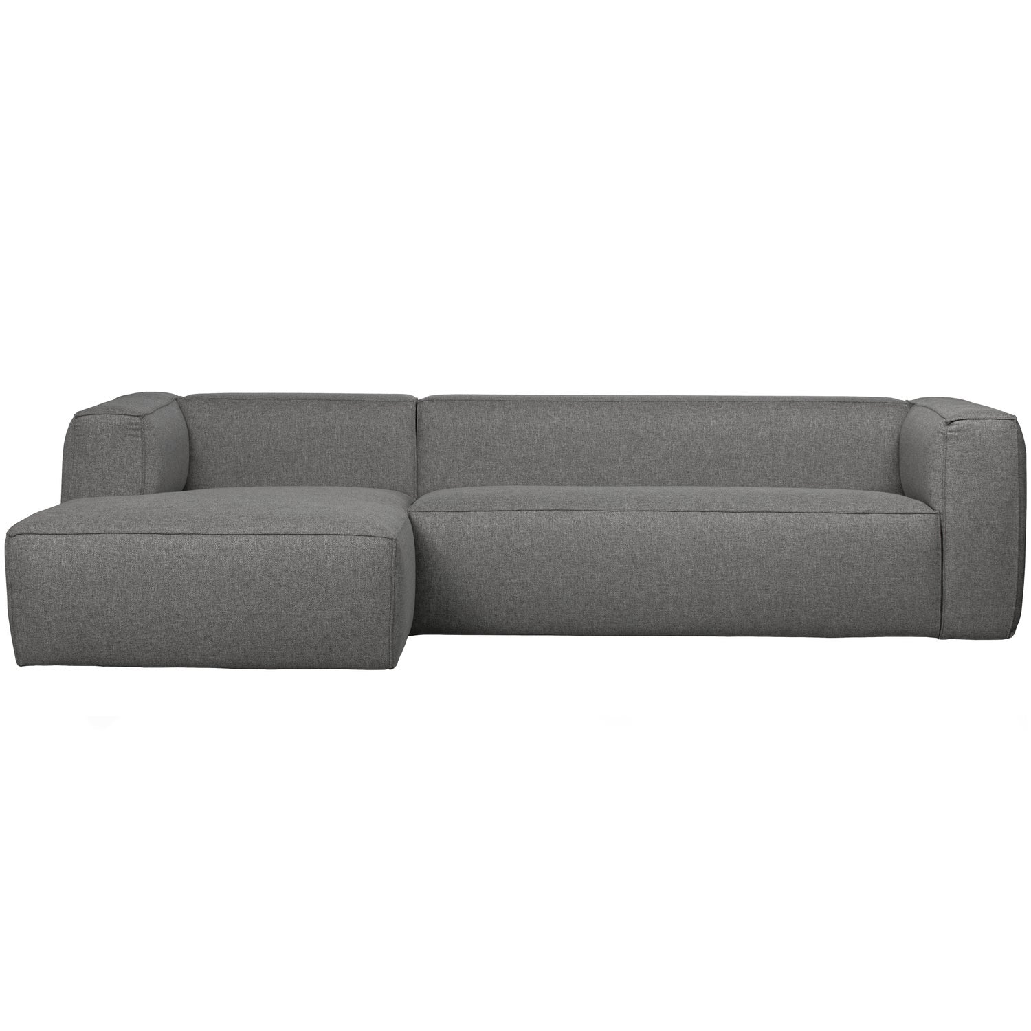 WOOOD canapea colt BEAN | 85% Pes / 15% Cot | Gri | 73x305x175 cm