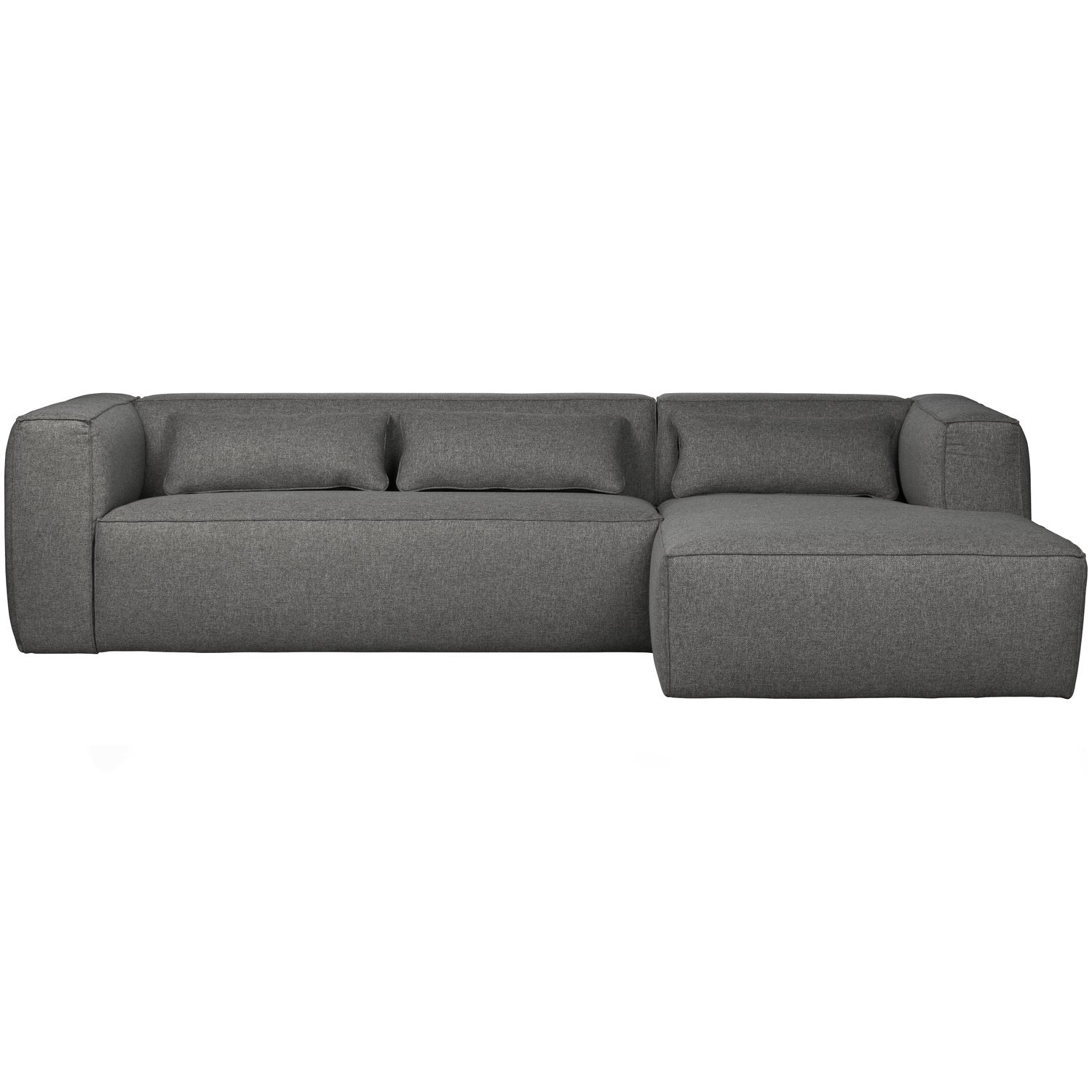 WOOOD canapea colt BEAN | 85% Pes / 15% Cot | Gri | 73x305x175 cm