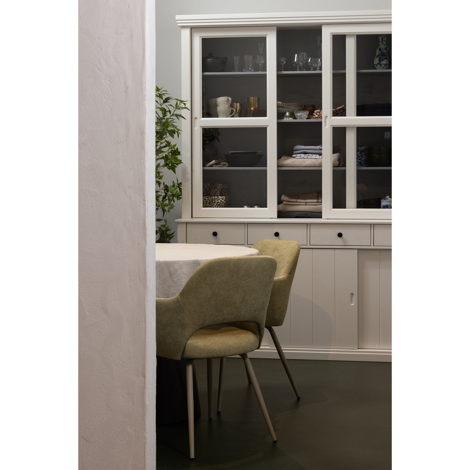 WOOOD dulap LAGOS | Pin | Alb | 214x166x48 cm