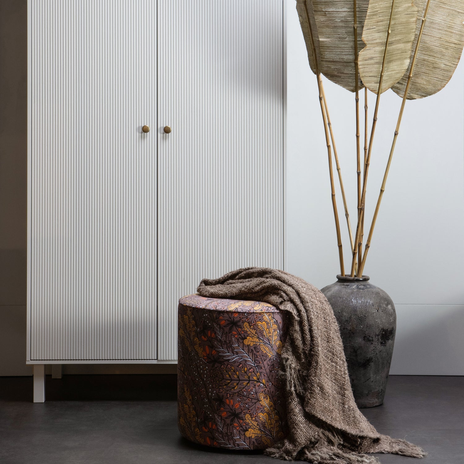 WOOOD dulap copii MADU | Metal | Gri | 195x100x53 cm
