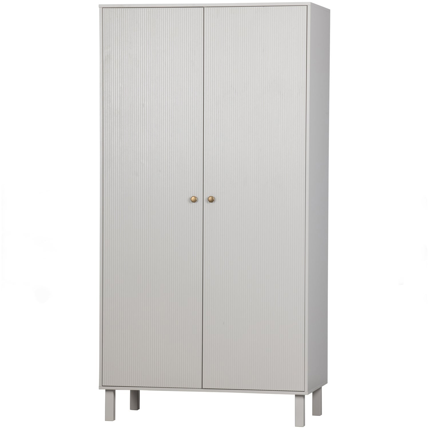 WOOOD dulap copii MADU | Metal | Gri | 195x100x53 cm