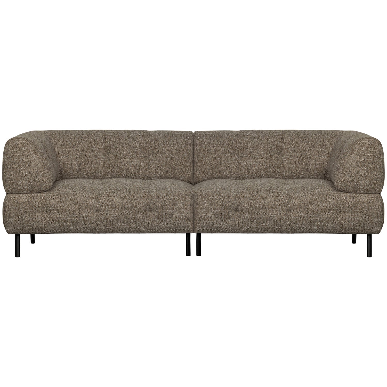 WOOOD canapea 4 locuri LLOYD | 94% pes / 6% ny | Maro | 75x245x90 cm