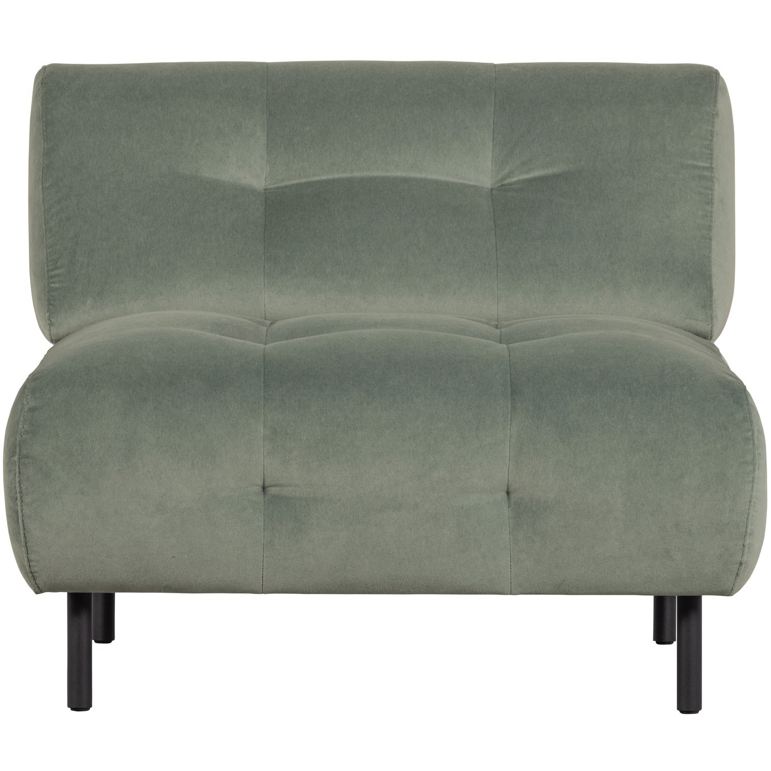 WOOOD fotoliu LLOYD ARMCHAIR VELVET WATERPLANT | 80% Pes / 20% Cot | Waterplant | 75x90x90 cm