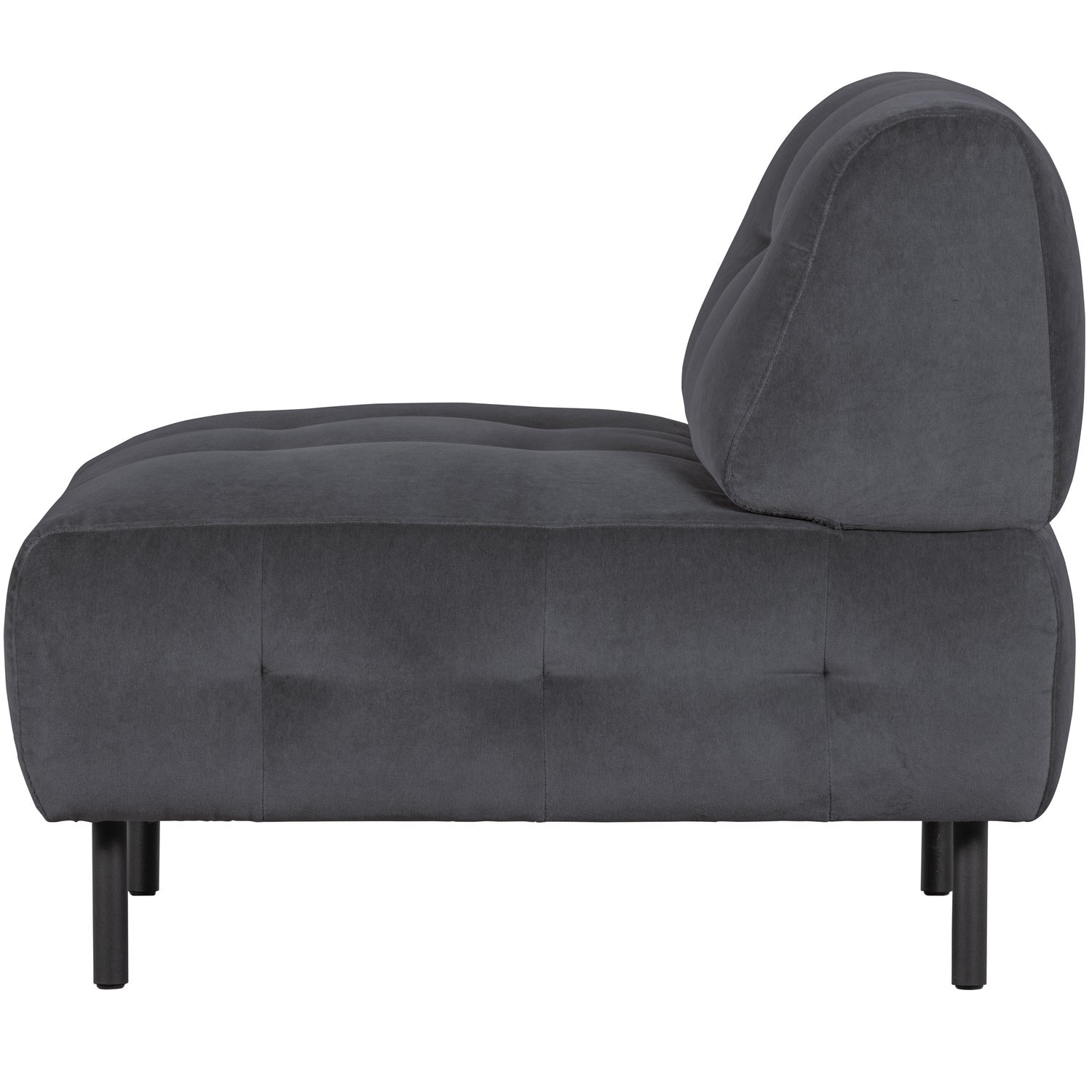 WOOOD fotoliu LLOYD ARMCHAIR VELVET CLOUD | 80% Pes / 20% Cot | Cloud | 75x90x90 cm