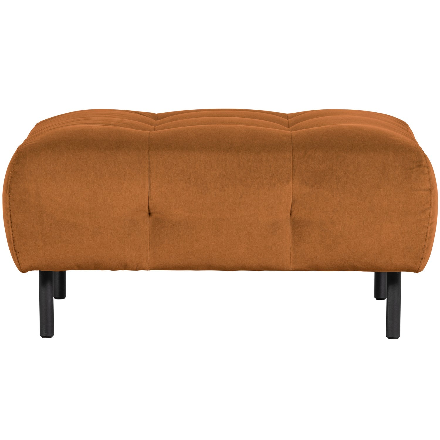 WOOOD taburet LLOYD | 80% Pes / 20% Cot | Cinnamon | 45x90x90 cm