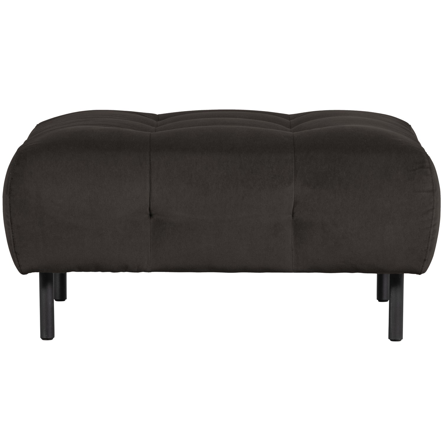 WOOOD taburet LLOYD | 80% Pes / 20% Cot | Cast Iron | 45x90x90 cm
