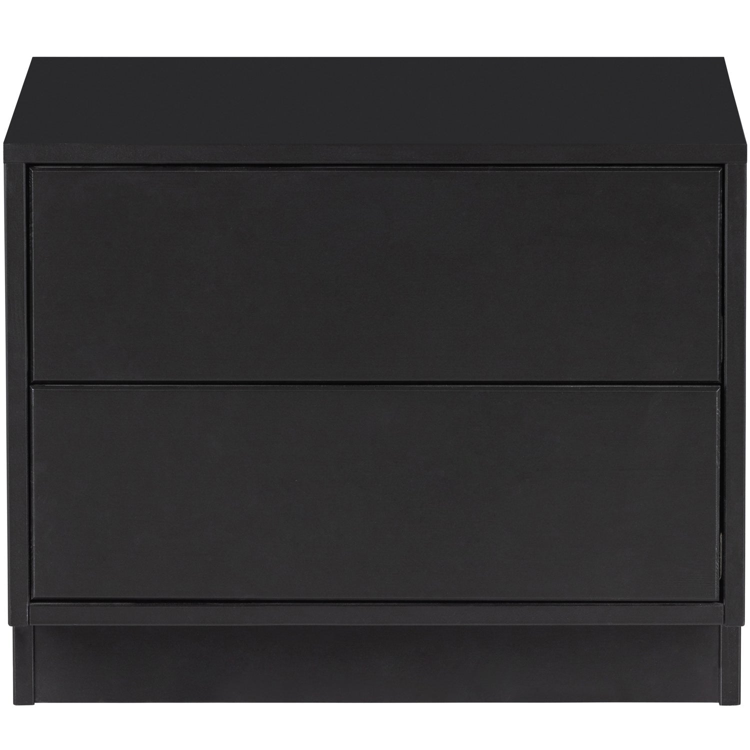 WOOOD mobila TV FINCA | Pin | Negru | 40x50x40 cm