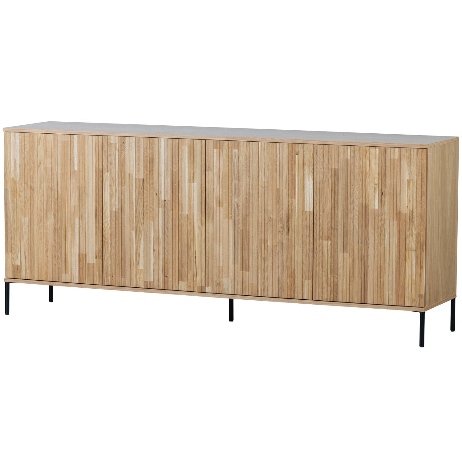 WOOOD consola NEW GRAVURE SIDEBOARD 200 CM | Stejar | Natural | 85x200x44 cm