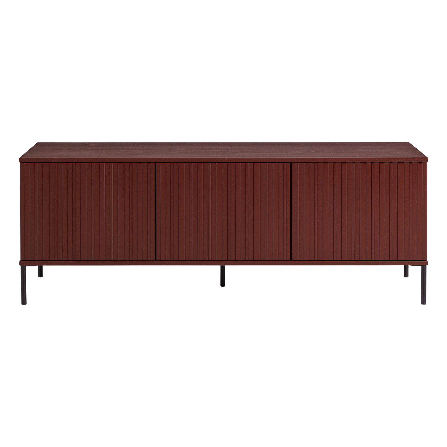 WOOOD mobila TV NEW GRAVURE | Pin | Burgund | 56x150x44 cm