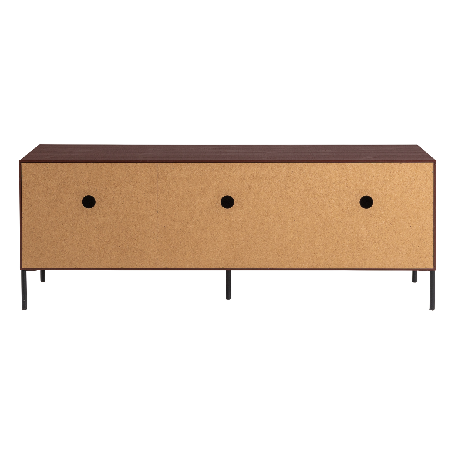 WOOOD mobila TV NEW GRAVURE | Pin | Burgund | 56x150x44 cm