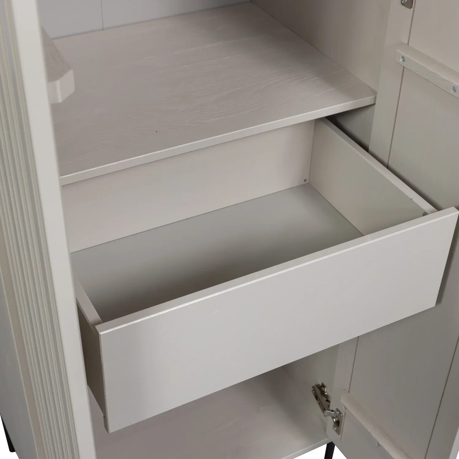 NEW GRAVURE CABINET WITH DRAWER PINE DUST [fsc]