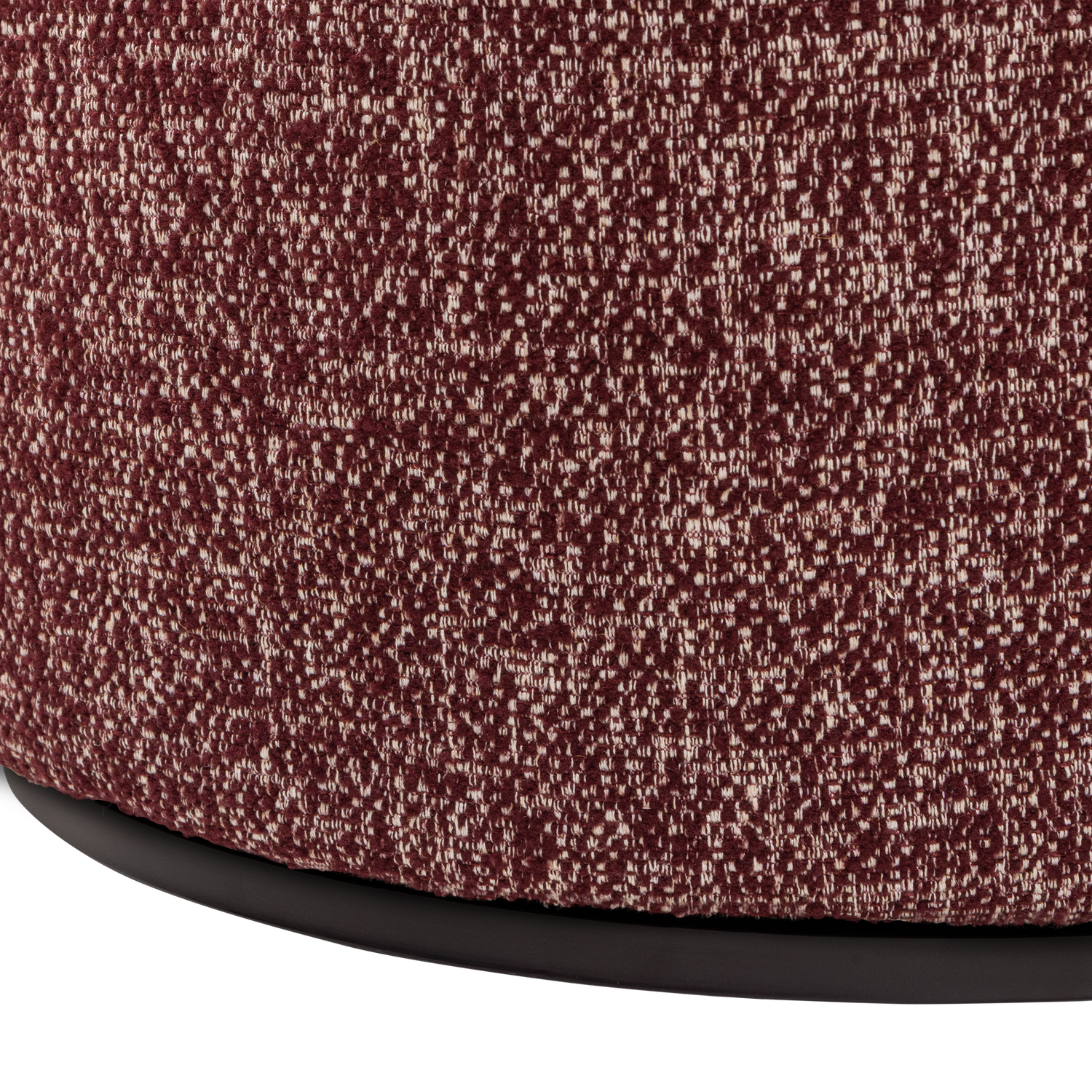 SERRA SWIVEL CHAIR BURGUNDY RED MELANGE