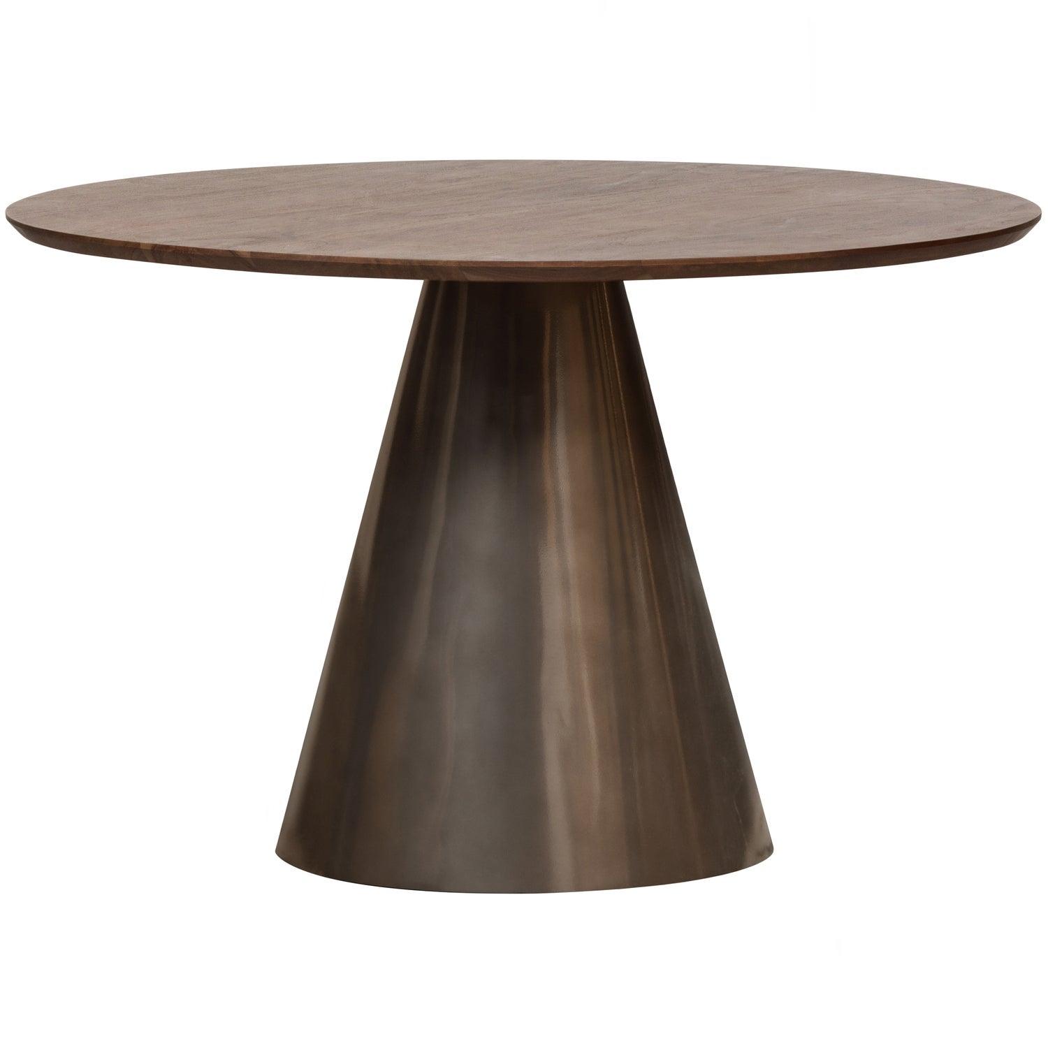 MAGGIE DINING TABLE METAL/MANGO WOOD BLACK