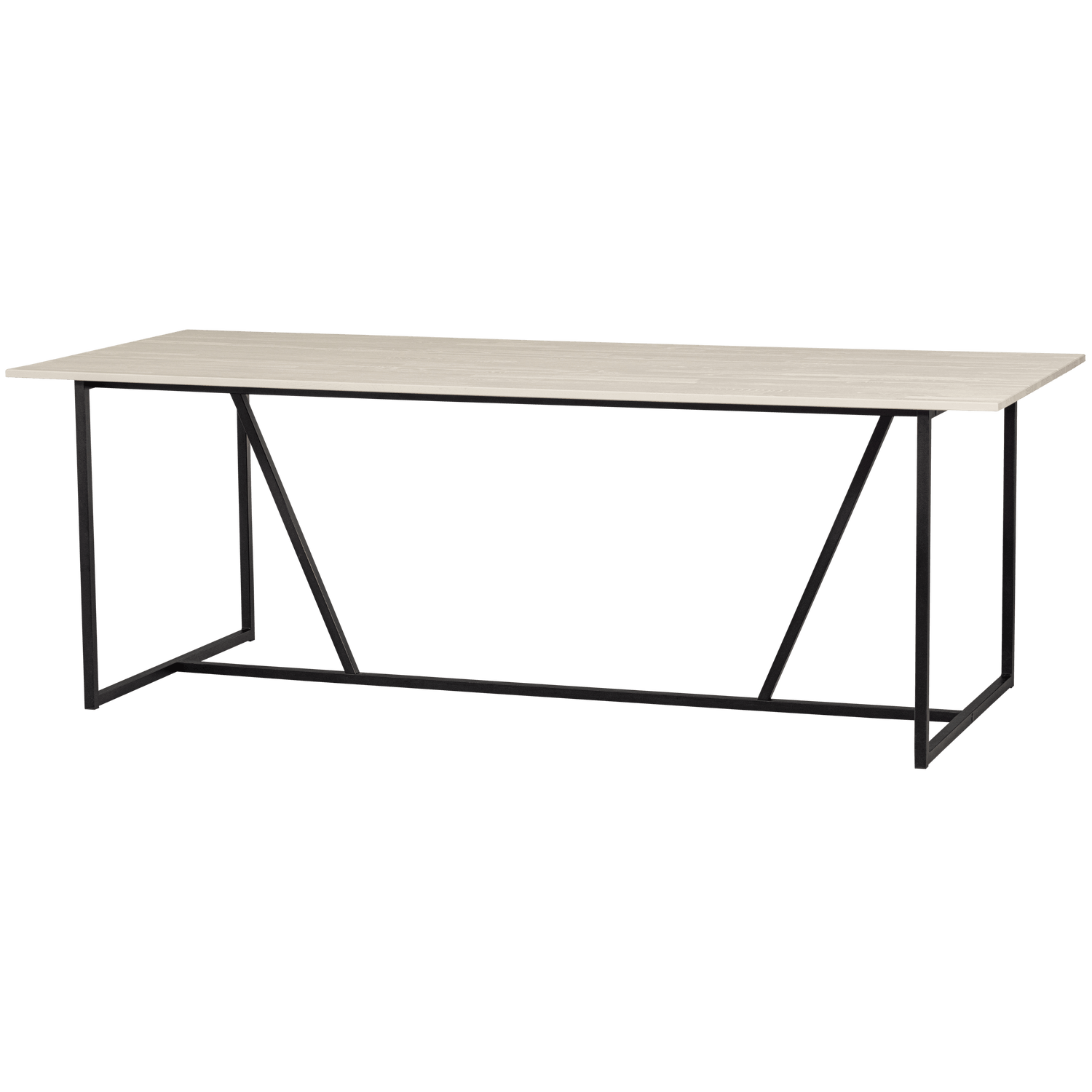 SILAS DINING TABLE ASH BRUSHED DUST [fsc]