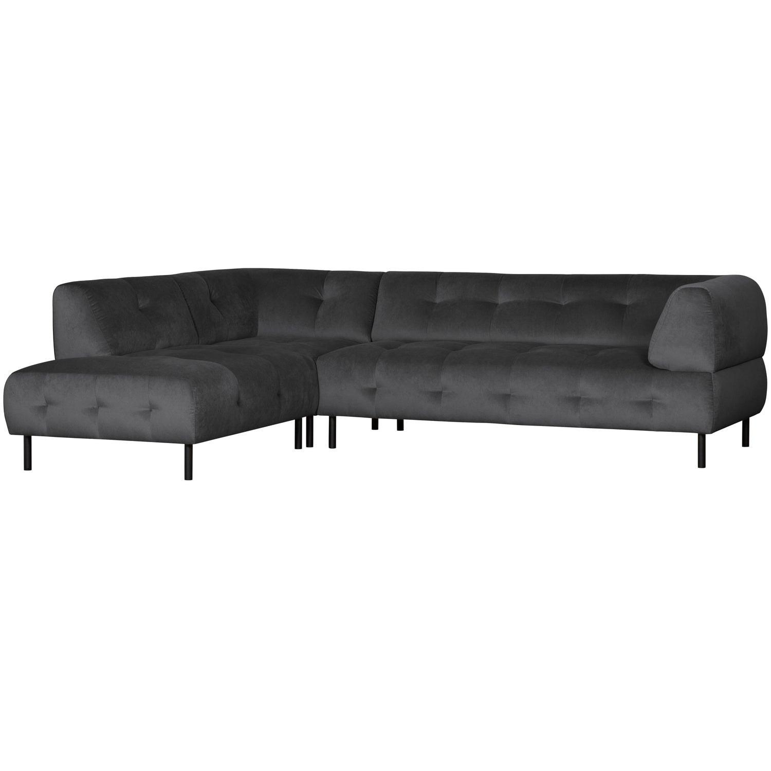 WOOOD canapea colt LLOYD | 80% pes / 20% cot | Cast iron | 77x267x205 cm
