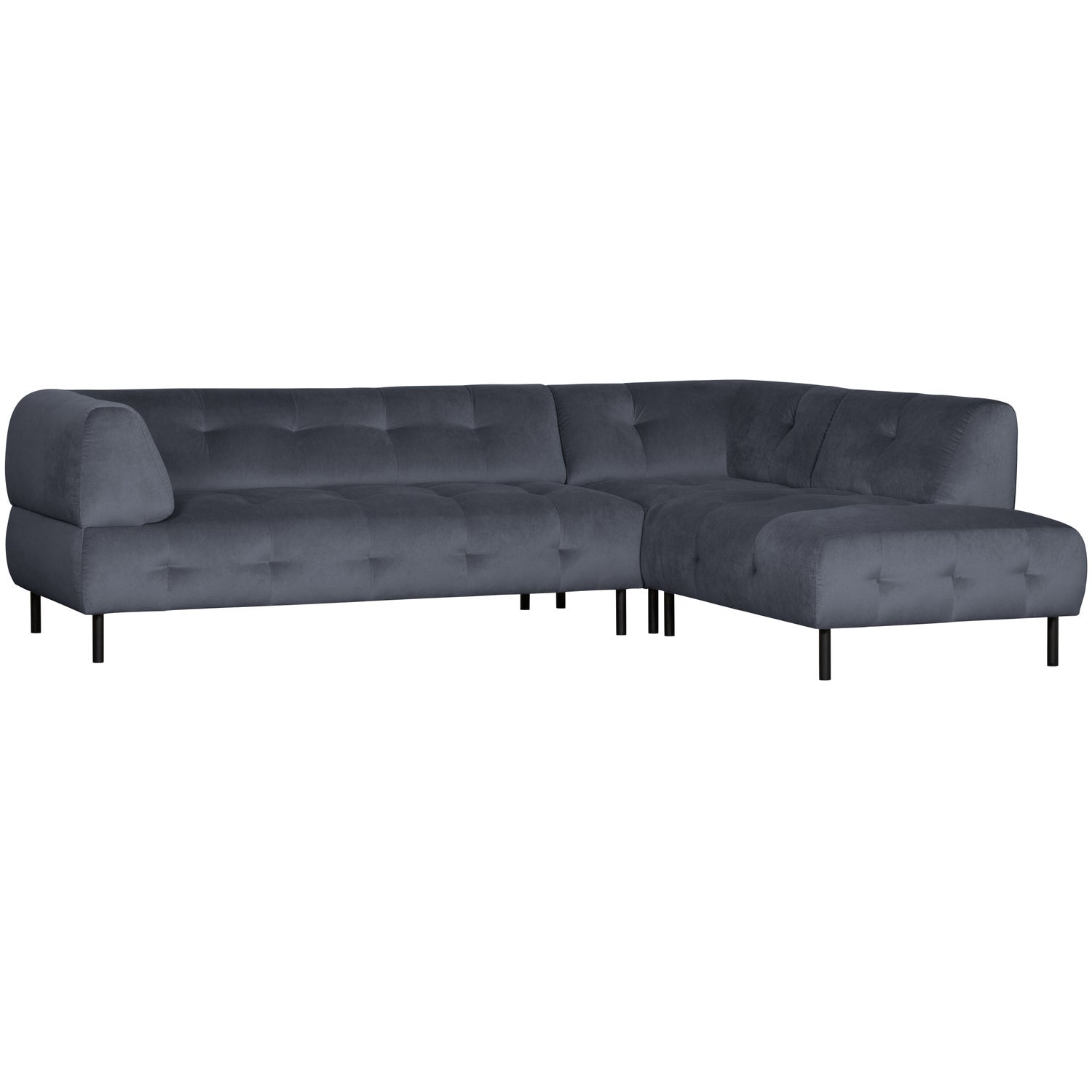 WOOOD canapea colt LLOYD | 80% pes / 20% cot | Cloud | 77x267x205 cm