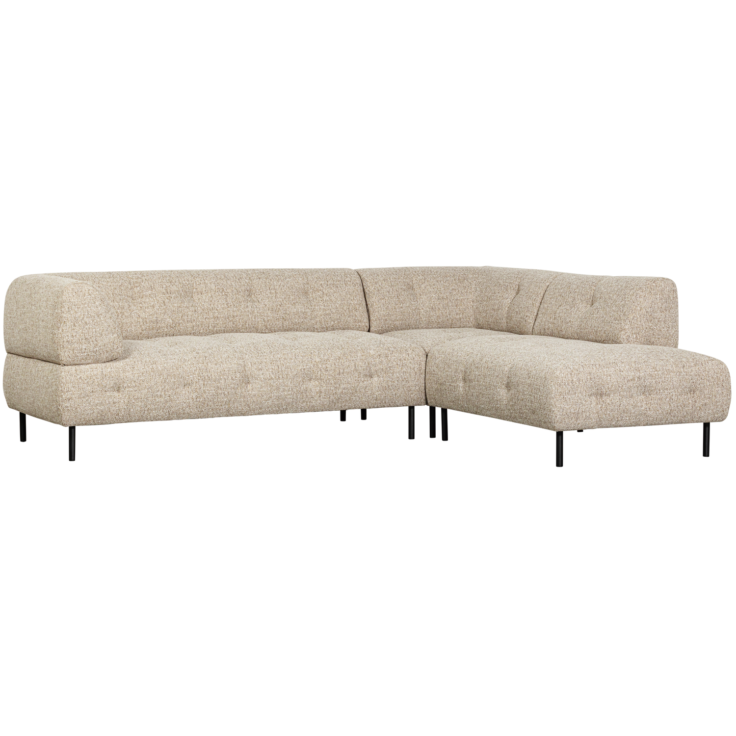 WOOOD canapea colt LLOYD | 94% pes / 6% ny | Natural | 77x267x205 cm