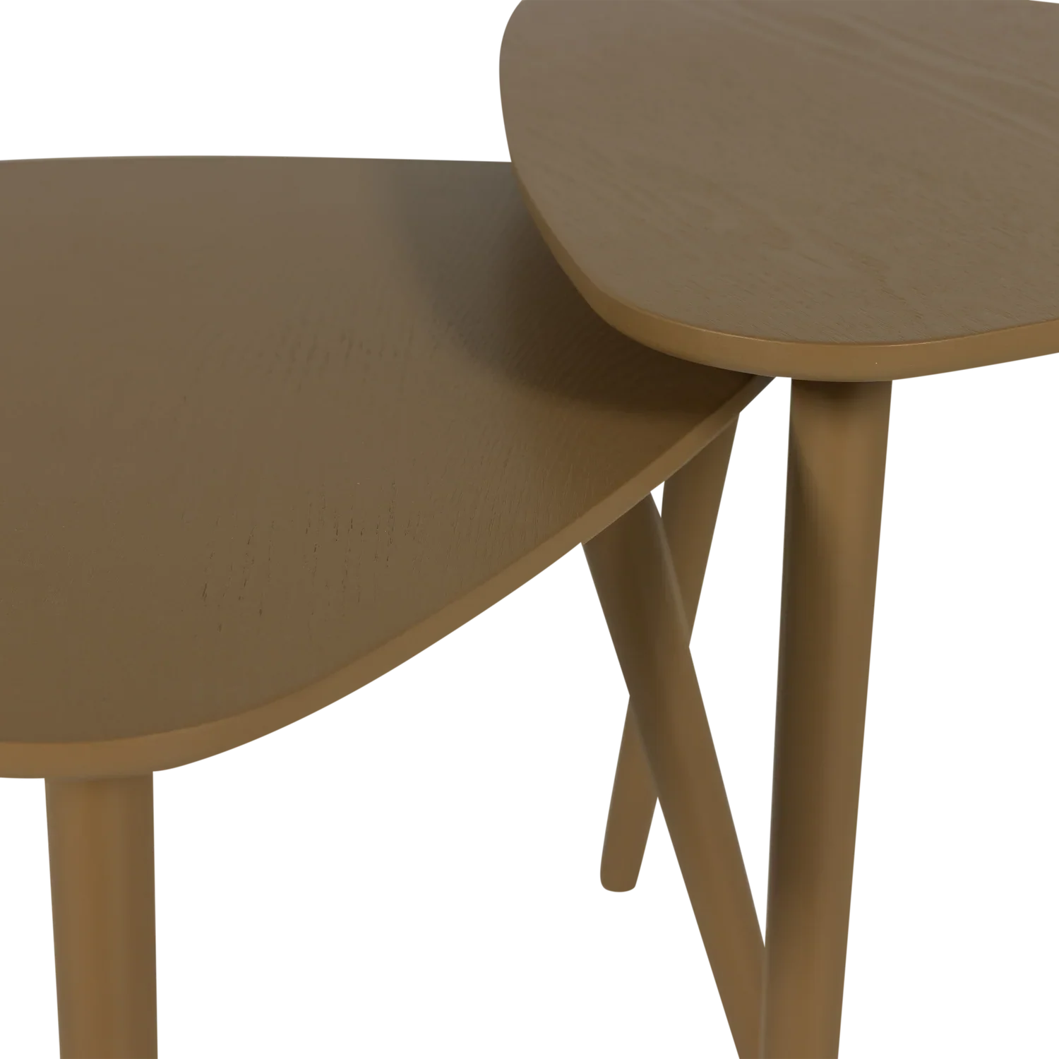 NILA SIDE TABLES WOOD MUD - SET OF 2